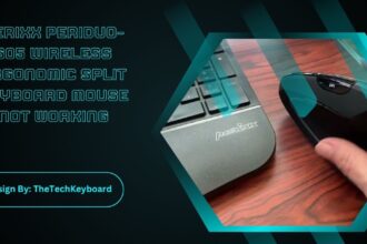 Perixx Periduo-605 Wireless Ergonomic Split Keyboard Mouse Not Working